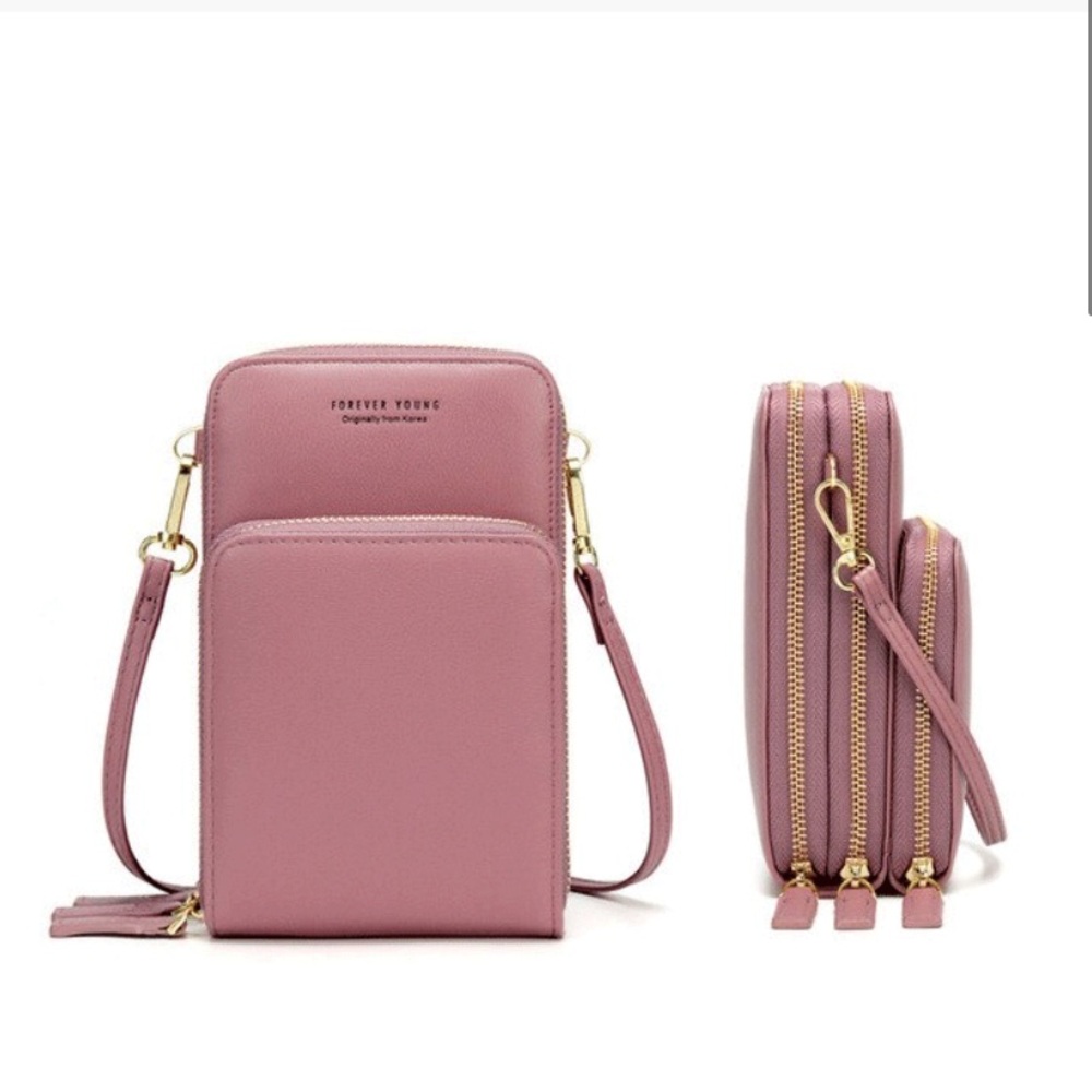🎀3/$25🎀 Forever Young Mauve Wrist Bag